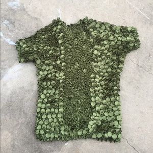 90s green popcorn shirt
